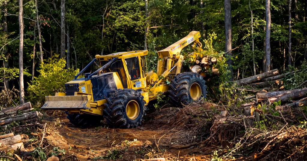 Skidder remotely operated by Kodama Systems
