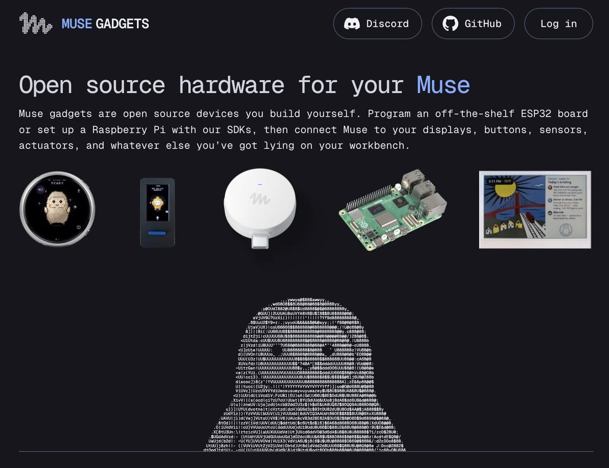 Muse Gadgets site hero