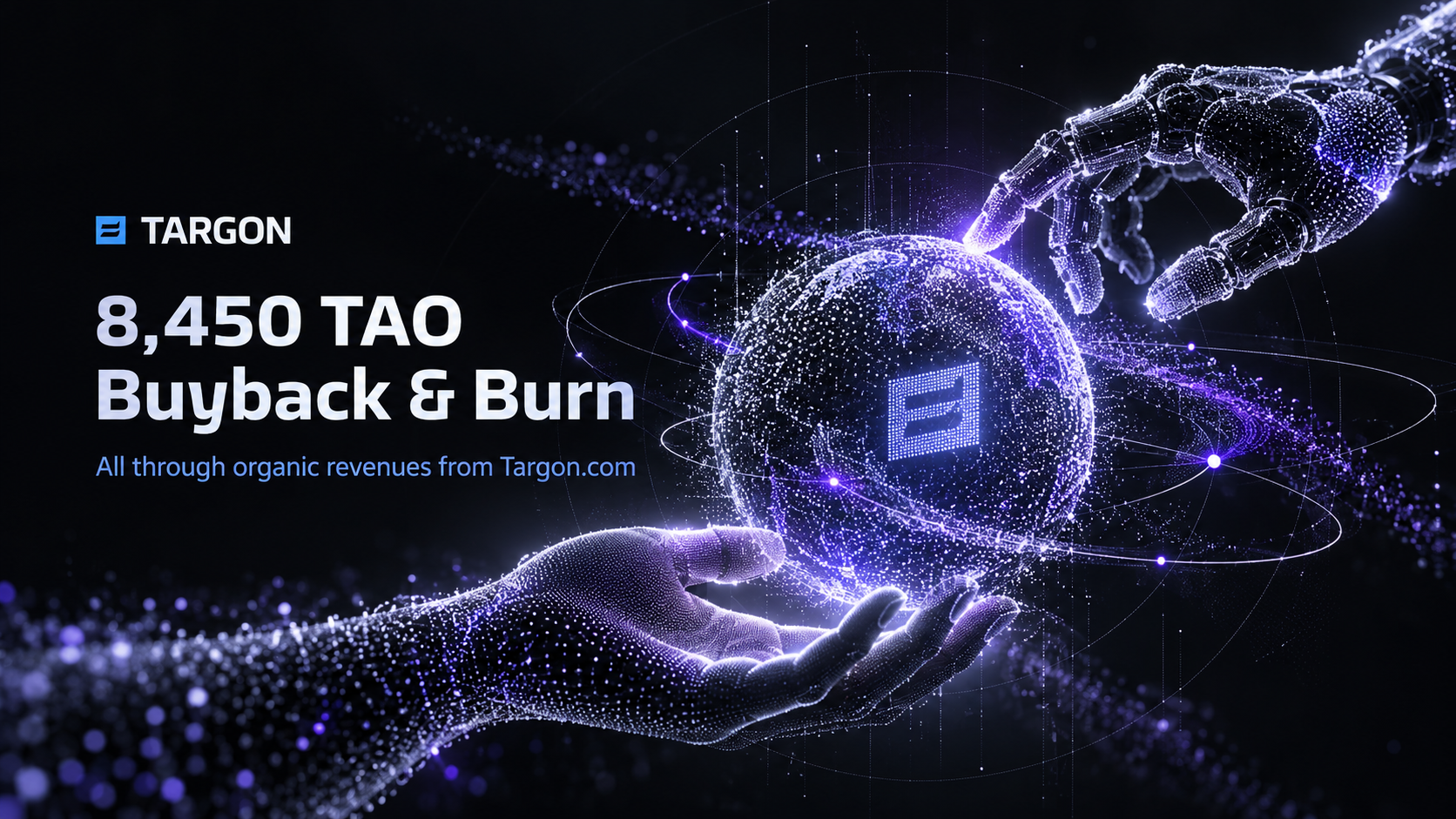 Targon annonce des burns d'alpha SN4 d'une valeur de 8 450 TAO issus des revenus de son cloud