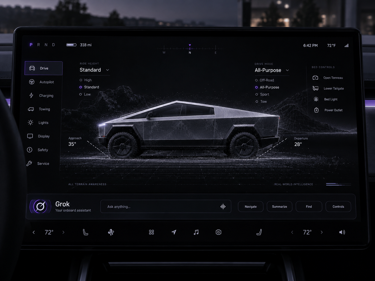 Tesla Adds Grok Connectors and Bot Tasks for Hands-Free In-Car Work