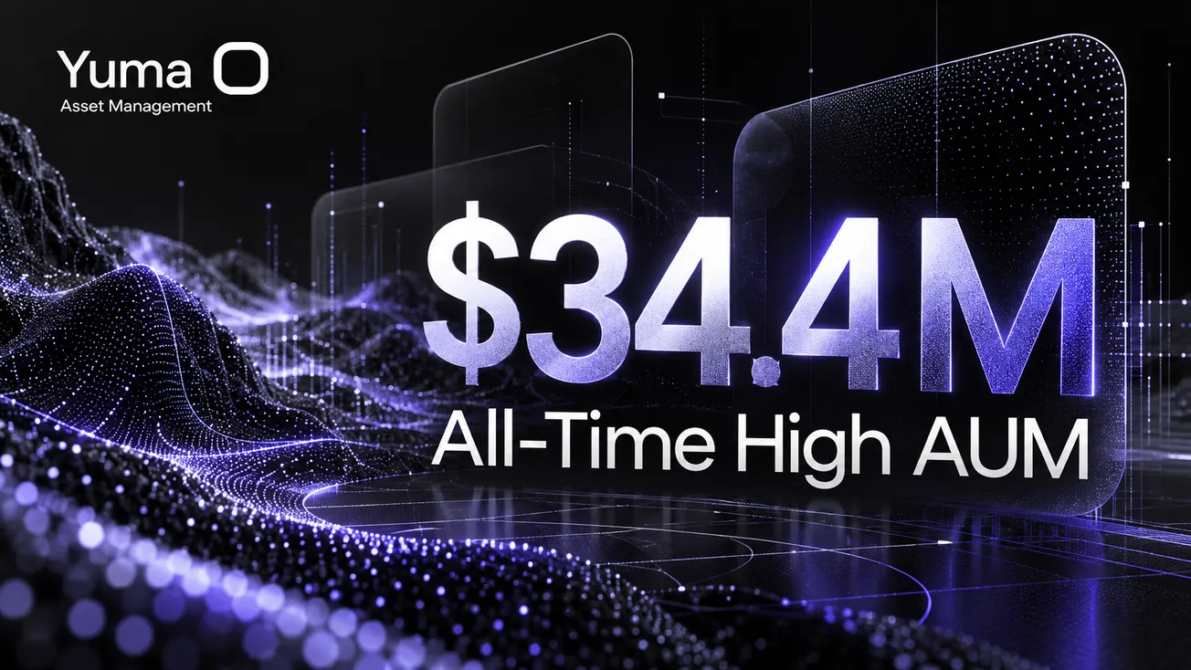 Yuma Reports Record $34.4 Million AUM and 2% Share of Bittensor Subnet Market