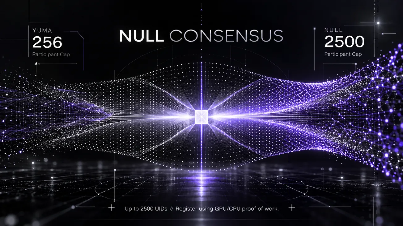 Bittensor Adds Null Consensus With Up to 2,500 Subnet Slots and Fee-Free PoW Entry