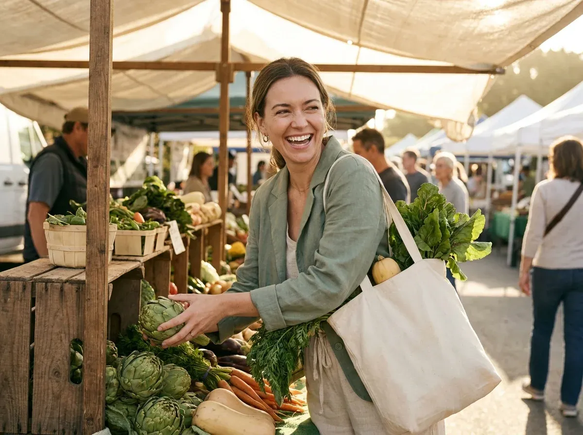 Choosing fresh, organic produce for fertility health