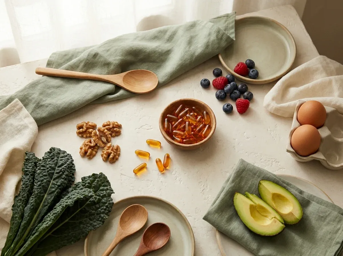 Fertility-supporting supplements and nutritious foods