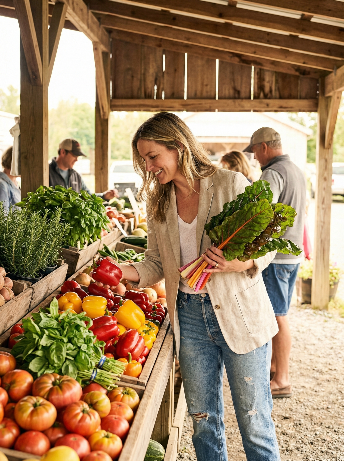 Mediterranean-style PCOS-friendly meal spread with salmon, sweet potato, and vegetables