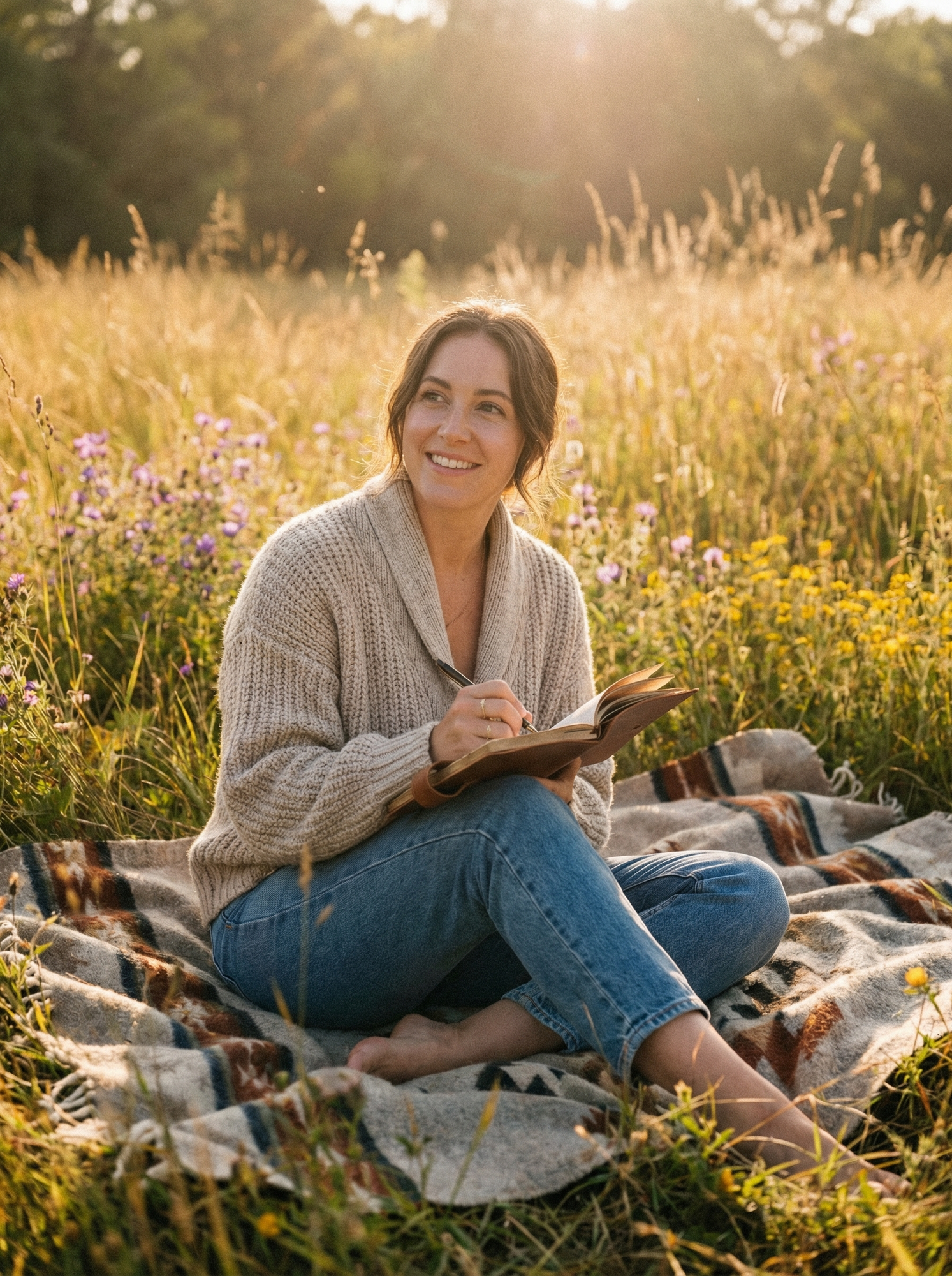 Woman sitting in morning light with tea during the two-week wait — 9 DPO symptoms and testing guide