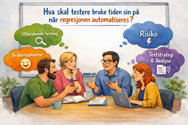 Hva skal testere bruke tiden sin på når regresjonen automatiseres?