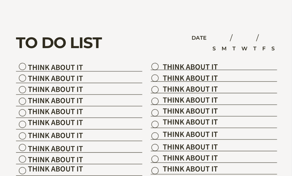 A Day In the Life Of The Person Who Thinks All The Time