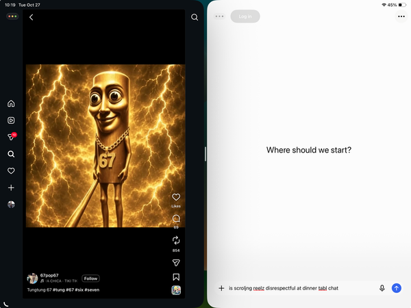 A Day in the Life of an AI-dependent Freshman