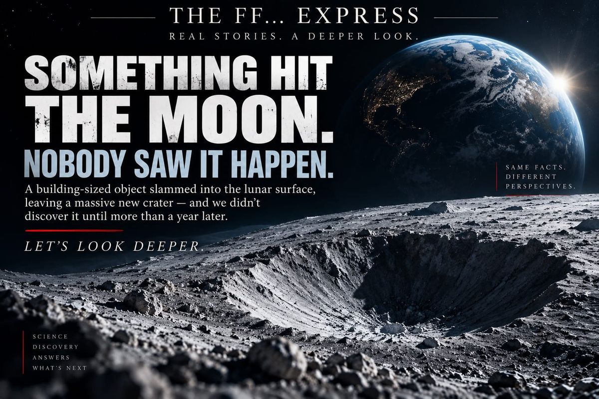 SOMETHING HIT THE MOON. HOW DID NOBODY SEE IT?