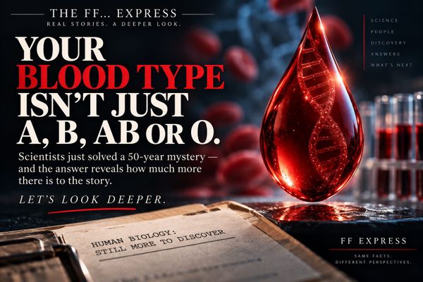 YOUR BLOOD TYPE ISN’T JUST A, B, AB OR O.