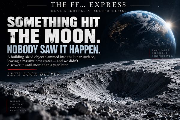 SOMETHING HIT THE MOON. HOW DID NOBODY SEE IT?