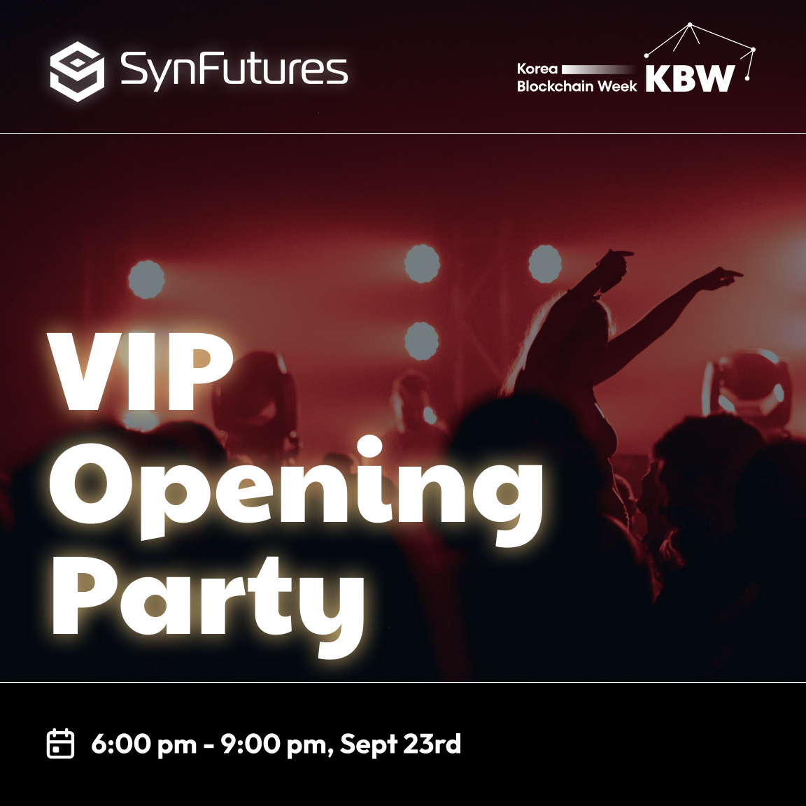 Korea Blockchain Week VIP Opening Party: September 23 Seoul