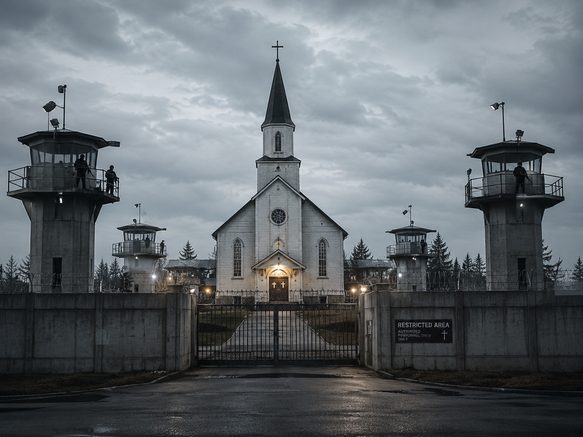 Welcoming Portland Church Installs Armed Guard Towers To Protect Congregation From Violent Ideas