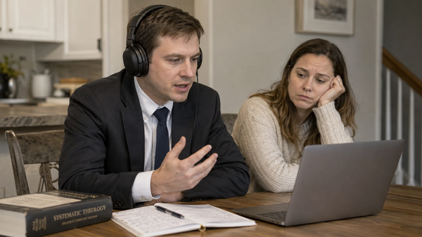 Local Man Loses Ability to Speak English After Listening to too many Episodes of Reformed Forum
