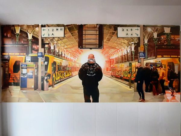 Do breakdance ao azulejo: Nuno Palhas, conhecido como Third, o artista que aprendeu na rua a pintar o Porto