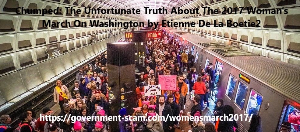 Chumped: The Unfortunate Truth About the 2017 Women’s March on Washington