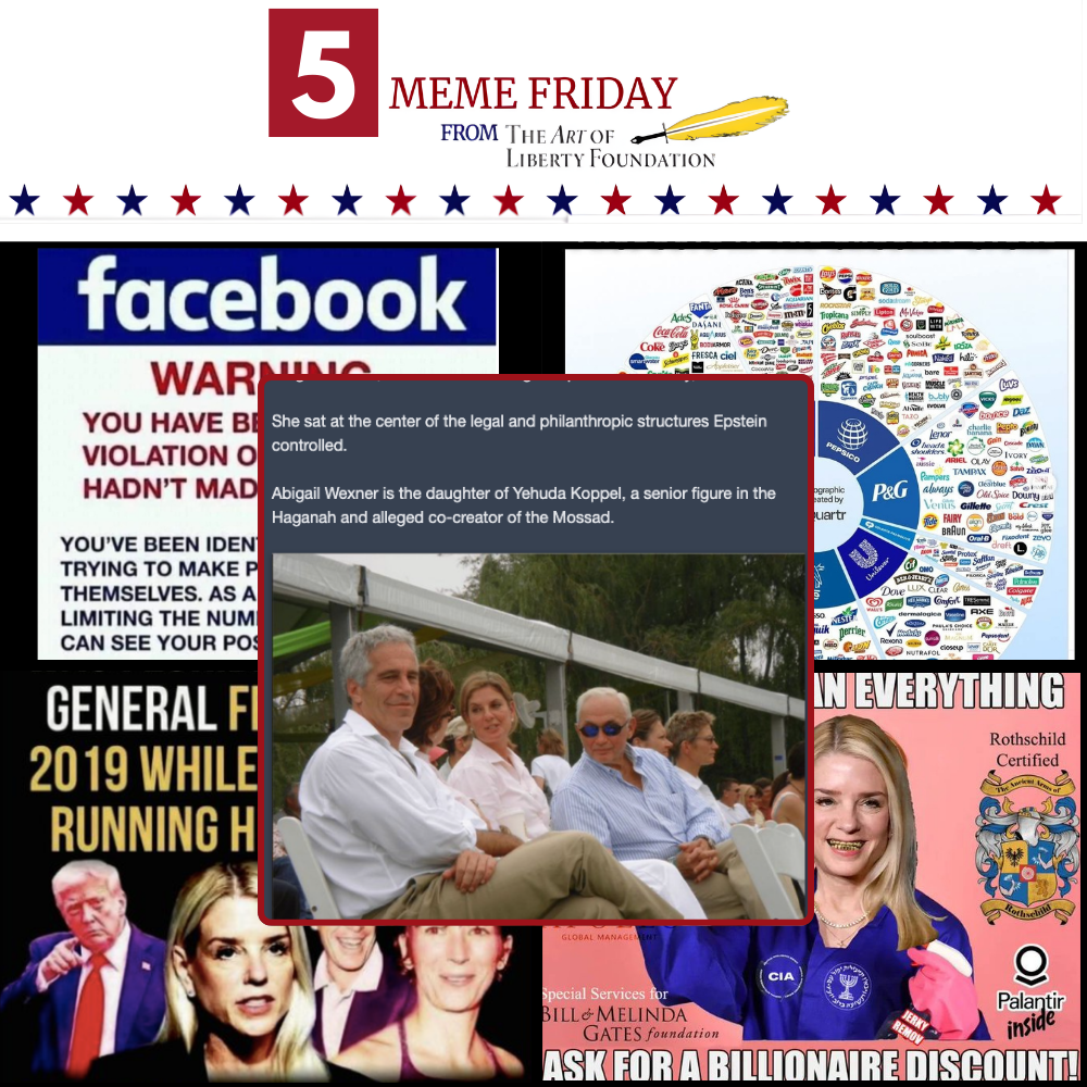 FiveMemeFri-Israel Installs Trump - Trump Attacks Iran for Israel - US Cost to Hit $200 billion