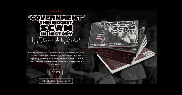 "Government" - The Biggest Scam in History - Version 5.5 Launches - 8,000 Hard Copies. 25 Countries. 40,000 Downloads.
