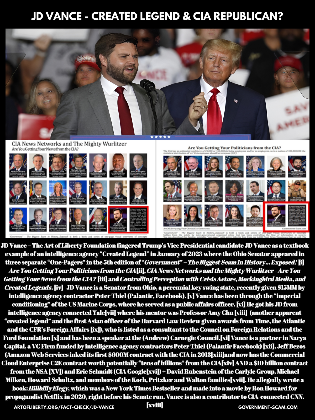 JD Vance's shadow campaign EXPOSED as he quietly courts billionaire donors at six-figure dinners