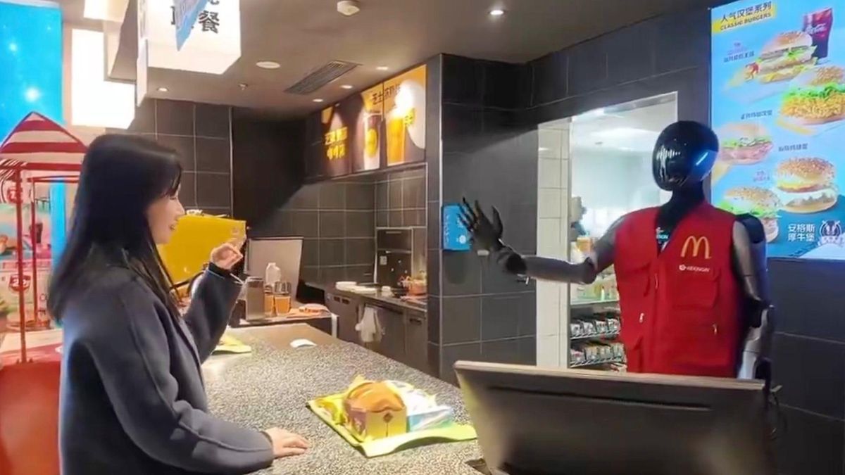 Watch McDonald’s test humanoid robots on the front line
