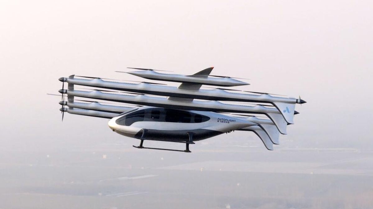 Giant 10-person 'flying taxi' passes first flight test in China | Live Science