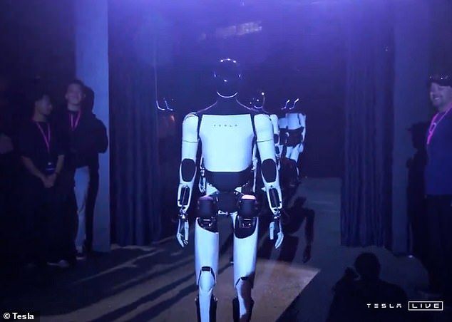 Elon Musk has showcased his army of $30,000 Tesla Optimus robots that are designed to help with household chores
