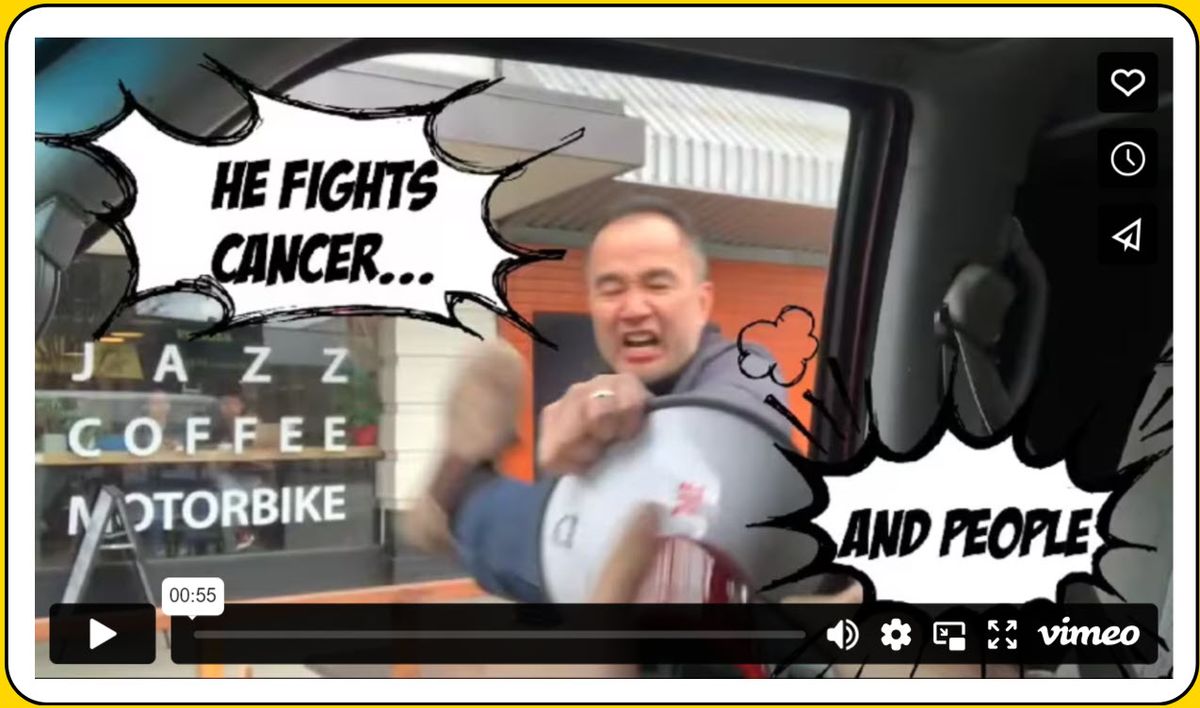 Nutcase Pro-Covid Cancer Doctor Kim Chi Who Broke Comedian Alex Lasarev’s Car Window with a Bike is Now a Meme Coin