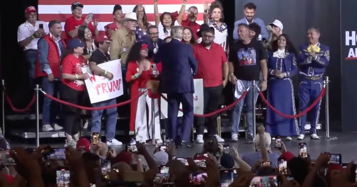BREAKING: 20 Supporters Seated Behind Trump Onstage Rushed to ER with ‘Blurred Vision’ and ‘Eye Burns’ After Rally in Tucson, Arizona