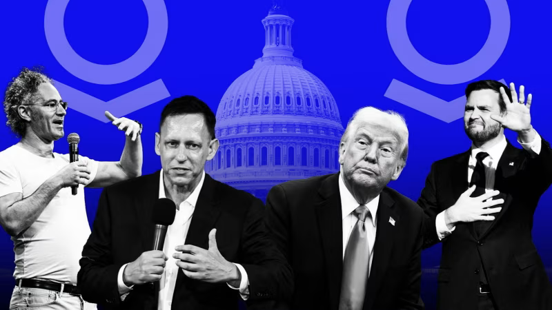 Peter Thiel-chaired group has Washington and Westminster network that helped secure around $3bn in official contracts