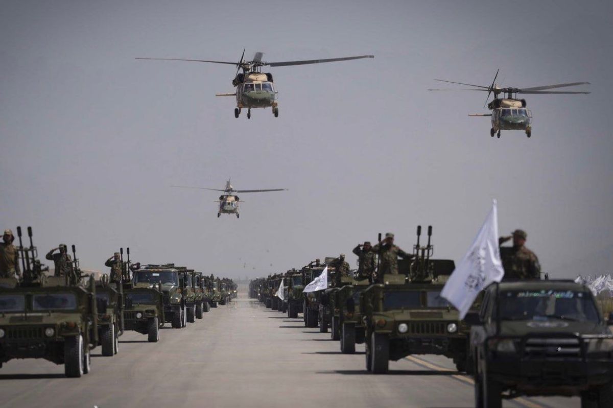 Taliban Flexes US Weapons In Military Parade, Left Behind By Biden-Harris' Botched Afghan Exit