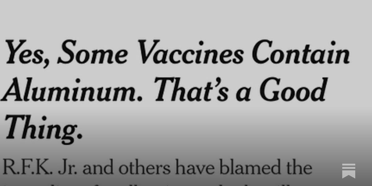 NY Times, Again, Tries to Normalize Injecting Kids With Neurotoxins