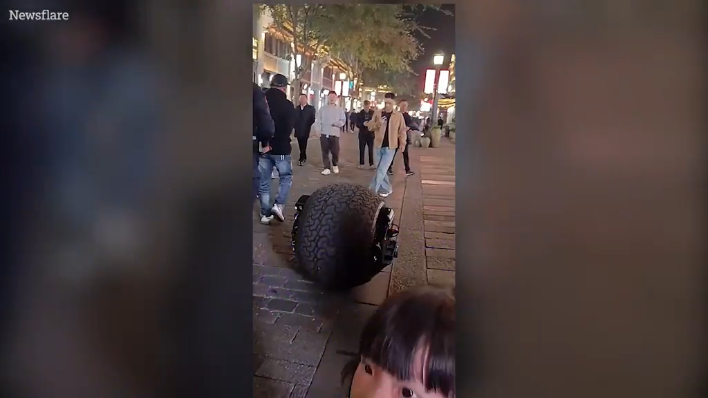 BALL & ORDER China unveils all-terrain SPHERICAL robocops to chase down, bludgeon & catch criminals using net-launching cannons