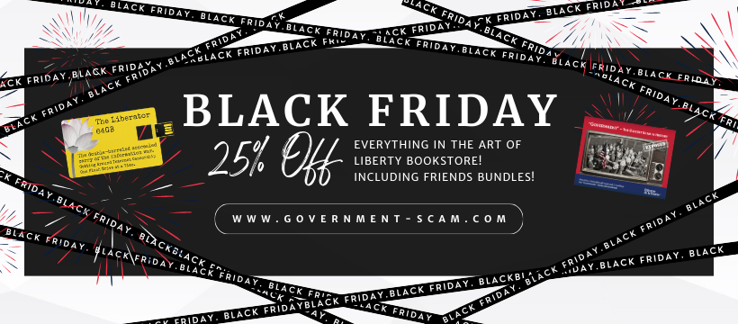 Art of Liberty Black Friday Sale - Save 25% off Books & Cool Merch for the Holidays!
