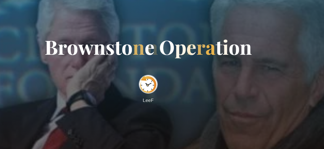 What is a Brownstone Operation? A: Organized Pedophile, Adultery or Homosexual Blackmail
