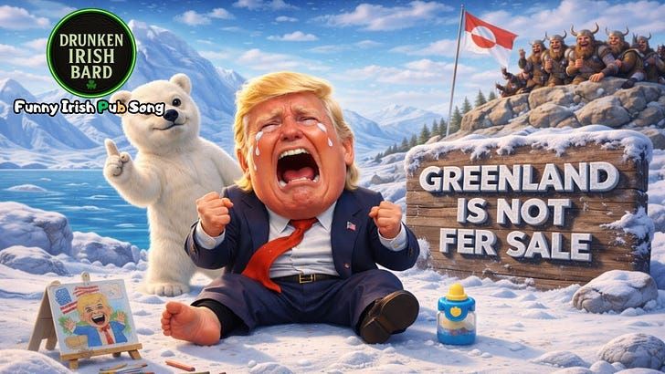 Greenland Is Not Fer Sale 🎵 – A Ridiculous Irish Pub Jig About a Toddler Tantrum
