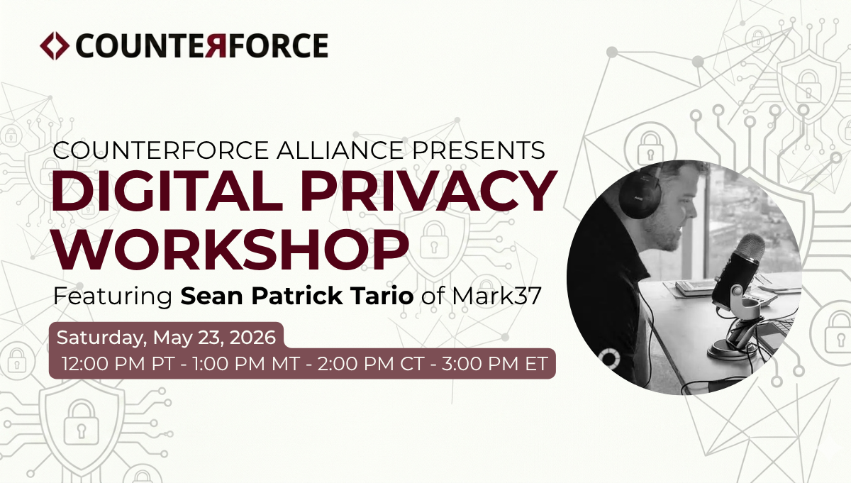 Digital Privacy Workshop- Online - Sat May 23rd