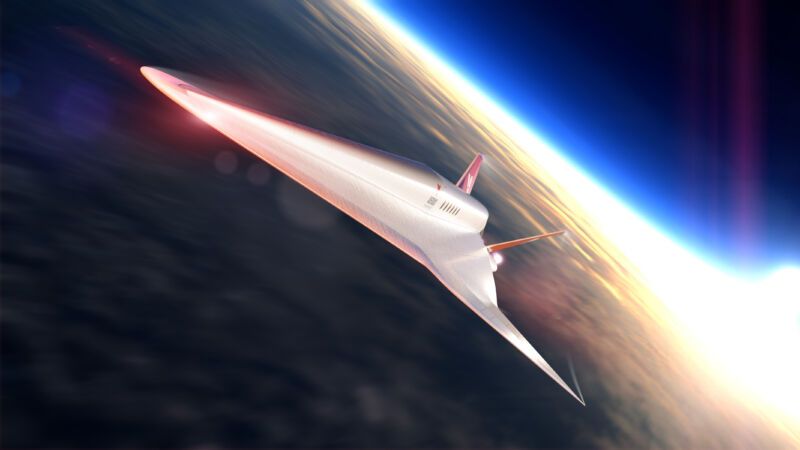 A passenger aircraft that flies around the world at Mach 9? Sure, why not