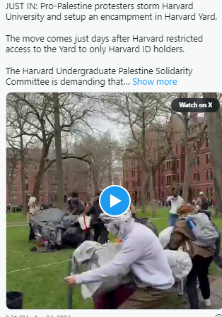 "Situation Is Unraveling": Pro-Palestinian Protests Erupt Across America's Woke Colleges