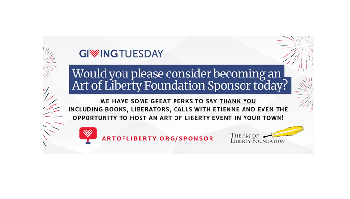 Giving Tuesday - Support Art of Liberty and Get Perks for the Folks on Your List!