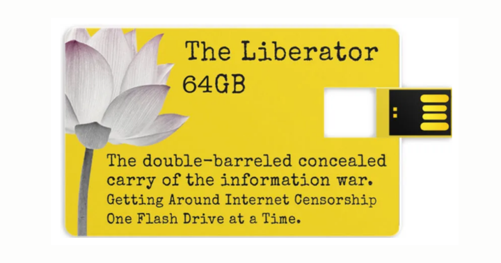 The Liberator - Our UNCENSORABLE, Credit Card-Sized Flash Drive Exposing the Organized Crime "Government"