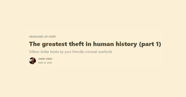 The greatest theft in human history (part 1)