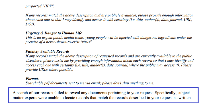 CDC confesses: no scientific basis for "HPV" narrative... no virus, no contagion, no genome... just bogus tests