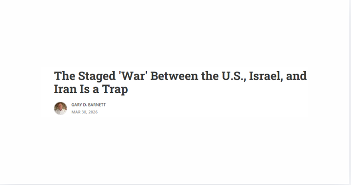 The Staged 'War' Between the U.S., Israel, and Iran Is a Trap