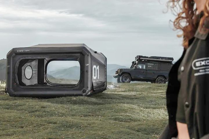 Inflatable house delivers quick comfort to your camping adventures