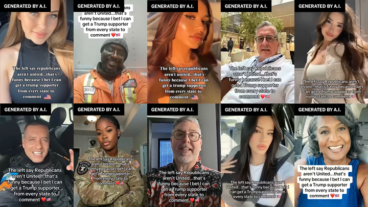 Hundreds of Fake Pro-Trump Avatars Emerge on Social Media