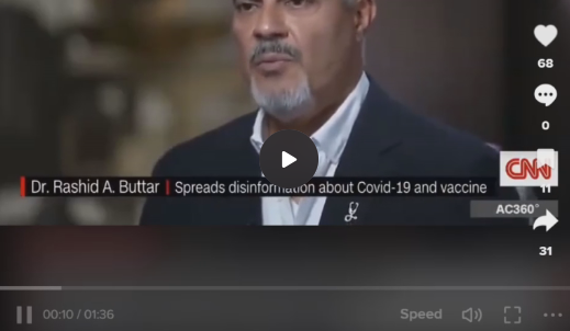 Deceased Dr Rashid Buttar accurately predicted death of CNN anchor Drew Griffin from C-19 “Vaccine” during interview.