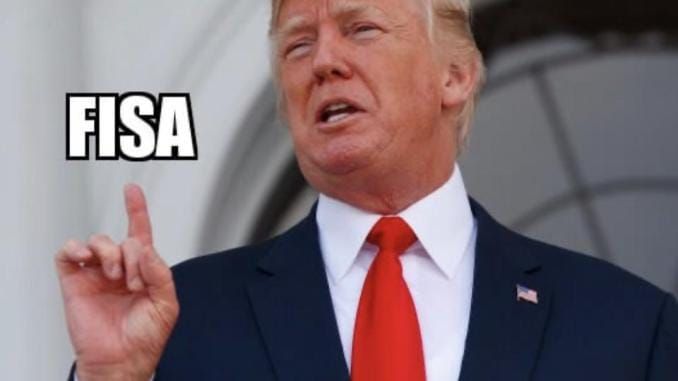 Trump Flips & Demands FISA Renewal that Allows Warrantless Spying On US Citizens!