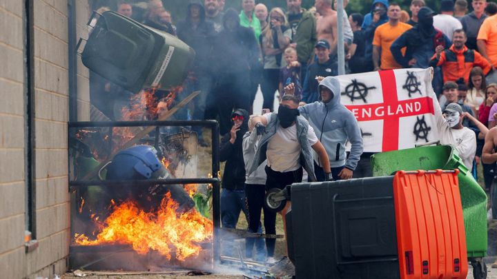 Zionist Forces Behind British Race Riots