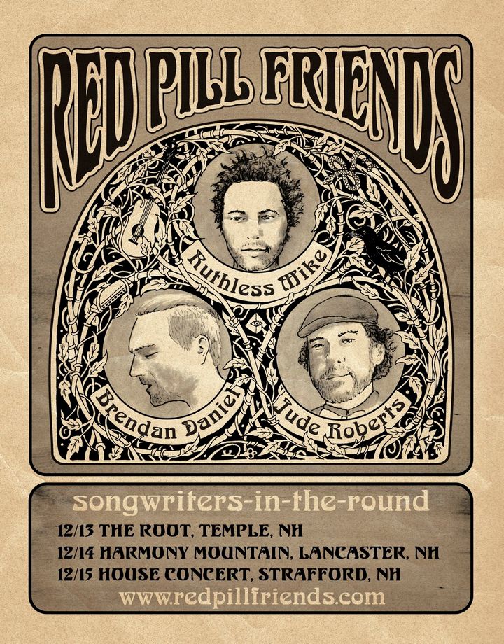 Truth Music Trio Red Pill Friends Touring New Hampshire in December